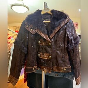 Rabbit fur jacket